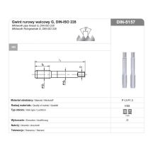GWINTOWNIK G  1/2" NGRA/2 DIN-5157 HSS