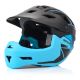 Kask rowerowy full-face Meteor Hydra M 55-58 cm czarny/niebieski