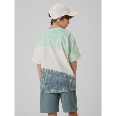 2. T-shirt bawełniany chłopięcy 4F 4FJRSS26TTSHM4172-90A