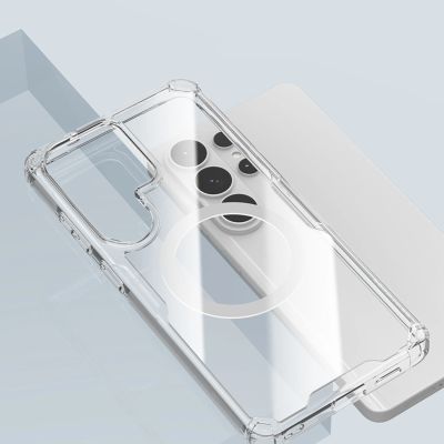 8. Etui Nillkin Nature TPU Pro kompatybilne z MagSafe na Samsung Galaxy S26 Ultra - białe