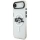 2. Etui Karl Lagerfeld IML Choupette Sketch Logo MagSafe na iPhone Air - przezroczyste