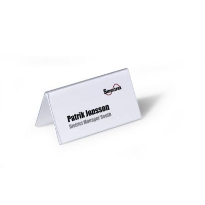 4. Durable 805119 identyfikator Przezroczysty PCW
