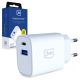 Ładowarka sieciowa 3mk FlowPower 25W 1A1C PD QC4+ - biała