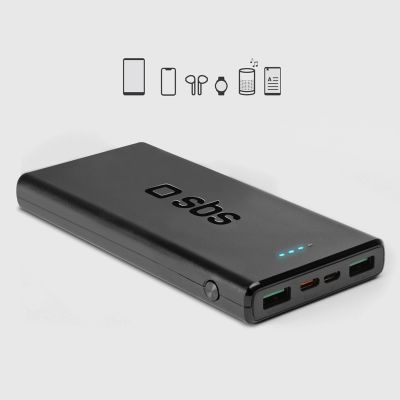 9. Powerbank SBS TTBB10000FASTPD20K 10000 mAh 20W z Power Delivery - czarny
