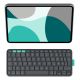 5. Logitech Flip Folio QWERTZ Niemiecki Bluetooth Grafitowy