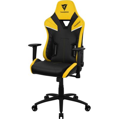 6. ThunderX3 TC5 Air Tech Uniwersalny fotel dla gracza Obite siedzisko Czarny, Żółty