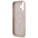 7. Etui Guess 4G Circle Classic Logo MagSafe na iPhone 17 - różowe