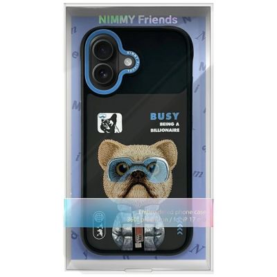 7. Etui Nimmy Cool&Cute 2.0 nag na iPhone 17 - czarne