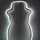 11. NEON BAŁWAN BIAŁY 81 LED NA BATERIE 14,5x96CM LUCA