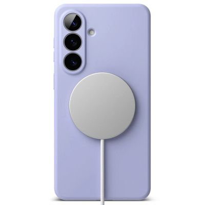 4. Etui Ringke Silicone MagSafe na Samsung Galaxy S26+ - fioletowe