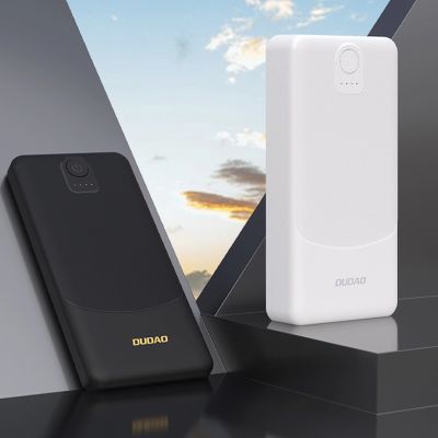 8. Powerbank Dudao K10 10000mAh  2.4A 2 x USB-A - biały