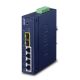 3. PLANET Industrial L2/L4 4-Port Zarządzany L2/L4 Gigabit Ethernet (10/100/1000) Niebieski