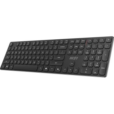 28. Zestaw klawiatura + mysz MSI Forge K210 Wireless Mouse and Keyboard Combo bezprzewodowe czarne