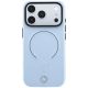 3. Etui Mercedes Leather 3D MagSafe na iPhone 18 Pro / 17 Pro - niebieskie