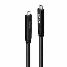 Lindy 43398 kabel USB USB 3.2 Gen 1 (3.1 Gen 1) 10 m USB C 5 Gbit/s 60 W Czarny