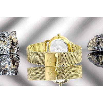 8. Zegarek Damski Giewont Sapphire Złoty GW4130-B2