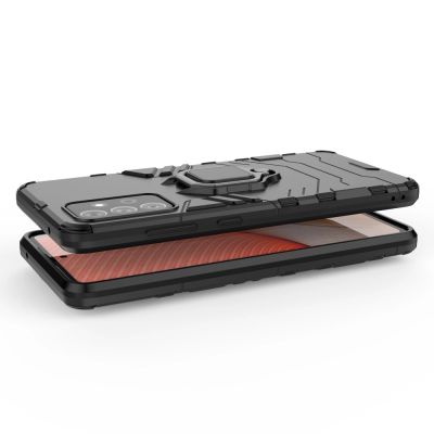 6. Ring Armor pancerne hybrydowe etui pokrowiec + magnetyczny uchwyt Samsung Galaxy A72 4G niebieski