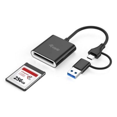 2. Equip 245461 czytnik kart USB 3.2 Gen 2 (3.1 Gen 2) Type-C Czarny