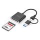 2. Equip 245461 czytnik kart USB 3.2 Gen 2 (3.1 Gen 2) Type-C Czarny