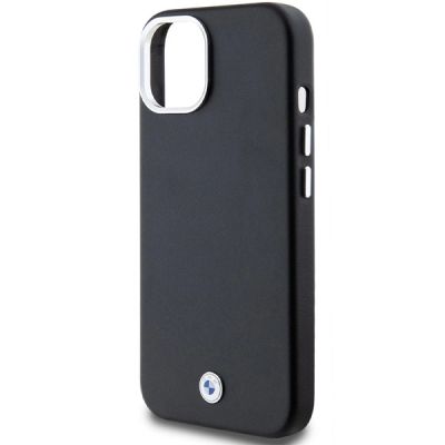 6. Etui BMW Signature Wrapped Metal MagSafe na iPhone 15 / 14 / 13 - czarne