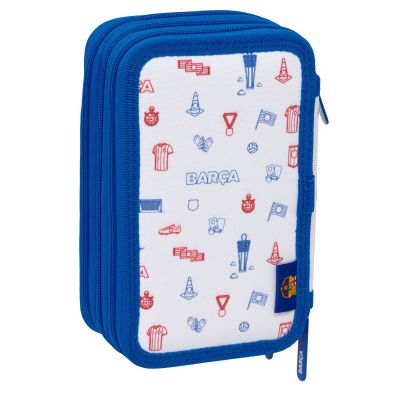 2. FC Barcelona piórnik z wyposażeniem triple filled pencil case 37 pcs 412648857