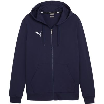 Bluza dla dzieci Puma teamGoal Casuals Hooded granatowa 658596 06