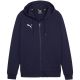 Bluza dla dzieci Puma teamGoal Casuals Hooded granatowa 658596 06