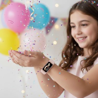 10. Smartband Gravity Różowe Złoto GT40-3