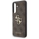 5. Etui Guess Big 4G Logo Classic Logo na Samsung Galaxy A56 - brązowe