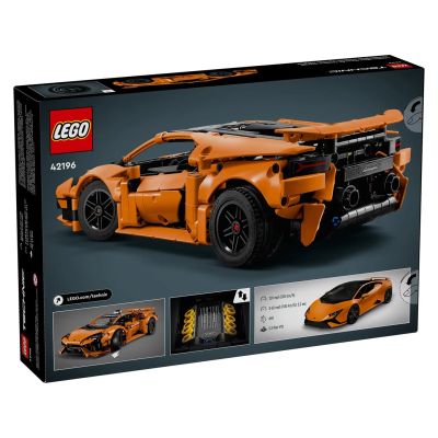 2. LEGO Technic 42196 Pomarańczowe Lamborghini Huracán Tecnica