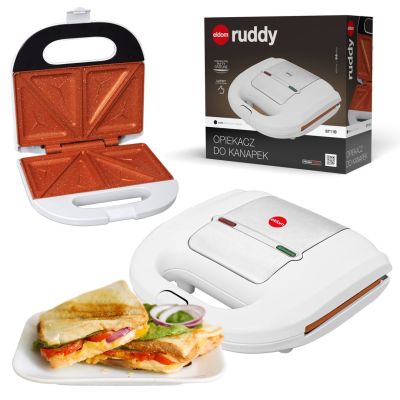 9. ELDOM OPIEKACZ DO KANAPEK ST11B RUDDY 750 W BIAŁY CERAMICZNE PŁYTY