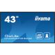 2. Monitor Iiyama 43 LH4360UHS-B2AG HDMI USB - 107.9 cm - 42.5"