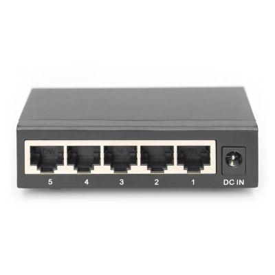 5. Digitus Przełącznik sieciowy Gigabit, 5-portowy, niezarządzalny