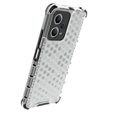 16. Honeycomb etui do Xiaomi Redmi Note 12 5G / Poco X5 5G pancerny hybrydowy pokrowiec czarne