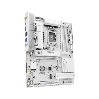 4. Asrock B860 Challenger WiFi White Intel B860 LGA 1851 (Socket V1) ATX
