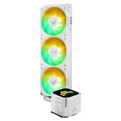 6. ASUS TUF Gaming LC III 360 ARGB White Edition Obudowa komputera Chłodnica cieczy all-in-one 12 cm Biały