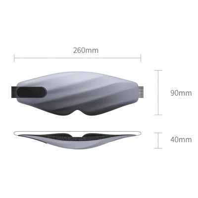 6. Maska do spania Wozinsky MSS-10 eyeshade - czarna