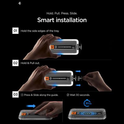 14. Szkło hartowane Spigen Glas.tR EZ Fit Pro AC Anti Reflection 2-Pack na Samsung Galaxy S26