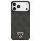 3. Etui Guess Leather 4G Triangle Strass MagSafe na iPhone 17 Pro Max / 18 Pro Max - czarne