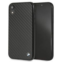 Etui BMW Siganture Carbon na iPhone Xr - czarne