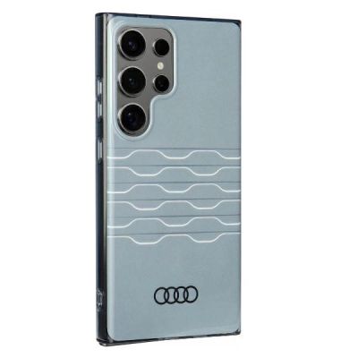 2. Etui Audi IML Geometric Pattern Case na Samsung Galaxy S24 Ultra - szare