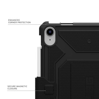 UAG Metropolis Tact Armr - obudowa ochronna z uchwytem do Apple Pencil do iPad 10.9" 10 generacja / 11" (A16) (black)