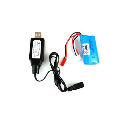 10. Amewi RC Spycharka Budowlana Akumulator Li-ion 600mAh Żółty/8+