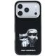 3. Etui Karl Lagerfeld IML Karl&Choupette Bodies Sketch Print MagSafe na iPhone 17 Pro / 18 Pro - czarne