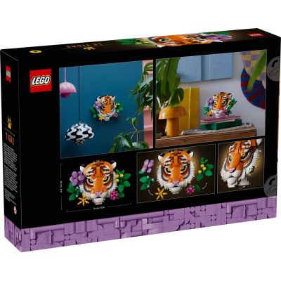 13. LEGO Art 31217 Kolekcja zwierząt — Tygrys