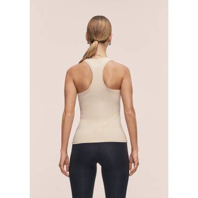 3. Koszulka damska CASALL Essential Racerback Tank kolor beżowy