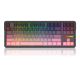 3. REDRAGON K728SP-RGB-PRO Antonium Pro klawiatura USB + RF Wireless + Bluetooth Czarny, Różowy