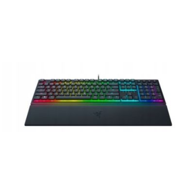 2. Klawiatura Razer Gaming Keyboard Ornata V3 RGB LED light, RU, Przewodowa, Czarny, Razer Mecha-Membrane, Klawiatura numeryczna