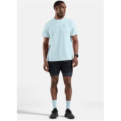 7. Koszulka z krótkim rękawem męska ODLO T-shirt crew neck s/s ZEROWEIGHT CHILL-TEC niebieska