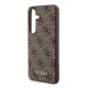 6. Etui Guess 4G Metal Gold Logo na Samsung Galaxy S24 - brązowe